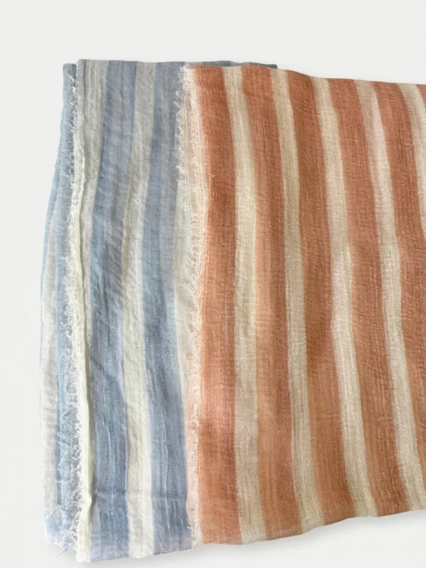 Pashmina Ibiza de Ramira con estampa de rayas
